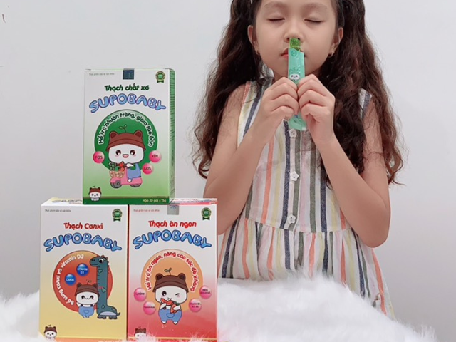 Bộ 3 thạch dinh dưỡng Supobaby giúp bé yêu phát triển toàn diện
