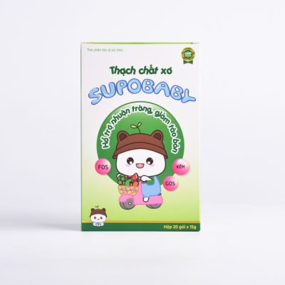 Thạch chất xơ Supobaby – Giải pháp tự nhiên cho trẻ táo bón