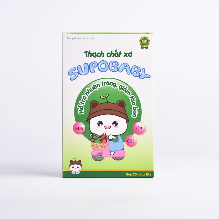 Thạch chất xơ Supobaby – Giải pháp tự nhiên cho trẻ táo bón