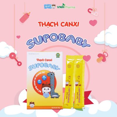 Thạch canxi Supobaby – Bí quyết bổ sung canxi an toàn cho trẻ nhỏ