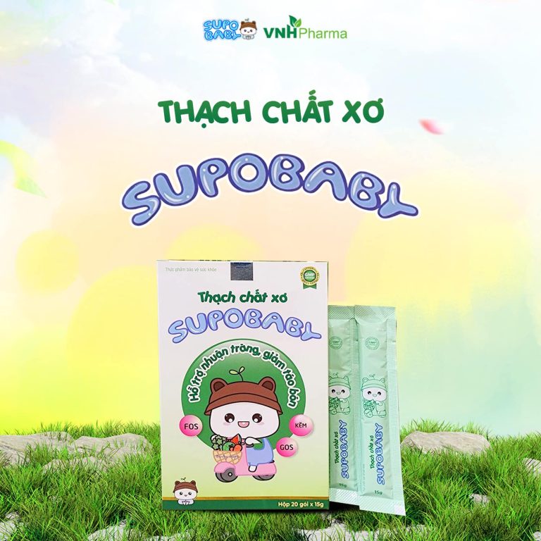 Thực hư thạch chất xơ Supobaby giúp giảm táo bón cho trẻ