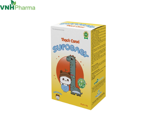 Thạch canxi Supobaby – Giải pháp cho trẻ chậm mọc răng